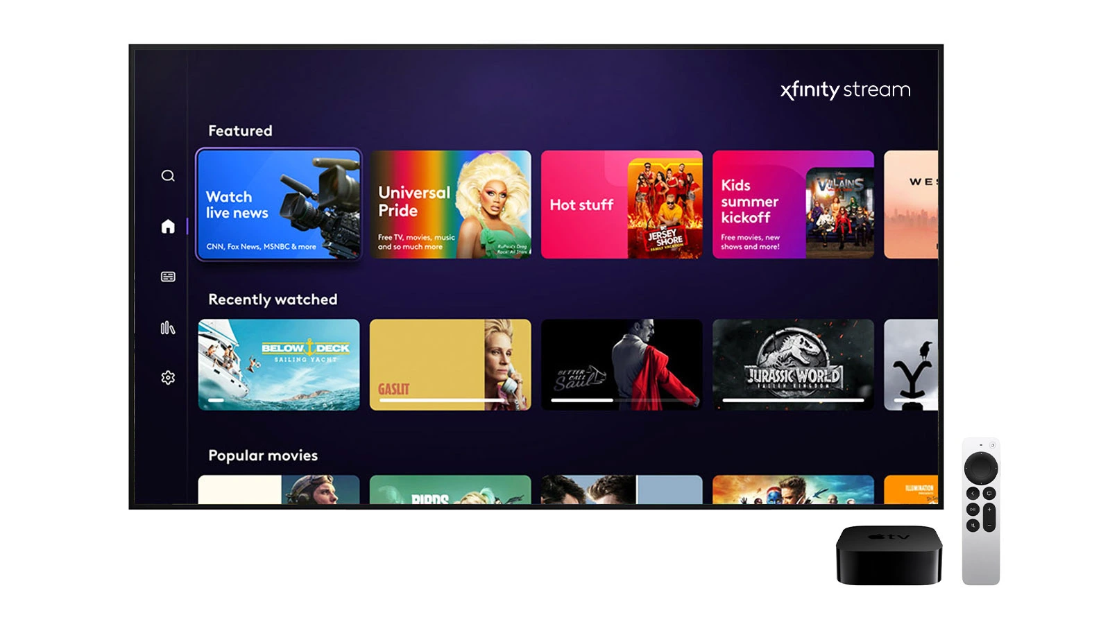 Comcast and AppleTV